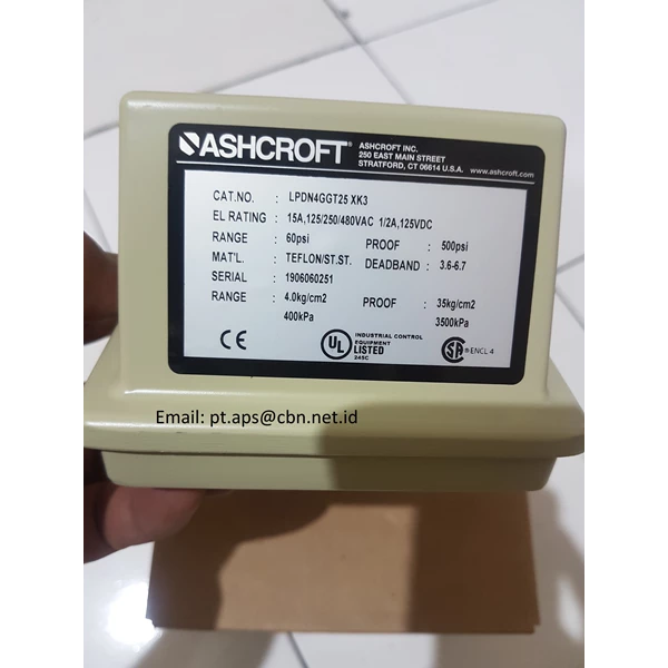 aschroft pressure switch